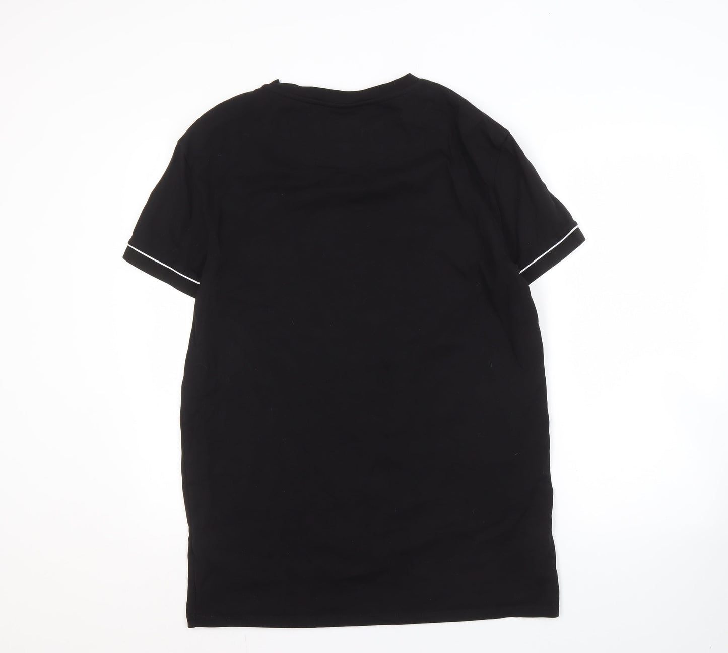 SikSilk Black Men's XL Logo T-Shirt
