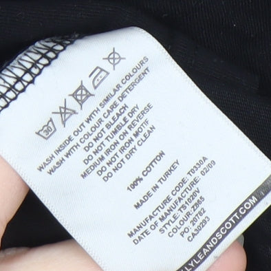 Lyle & Scott Men's Black Logo T-Shirt XL