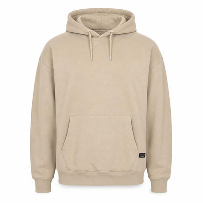 Mens UK Size M JACK & JONES Beige Pullover Hoodie
