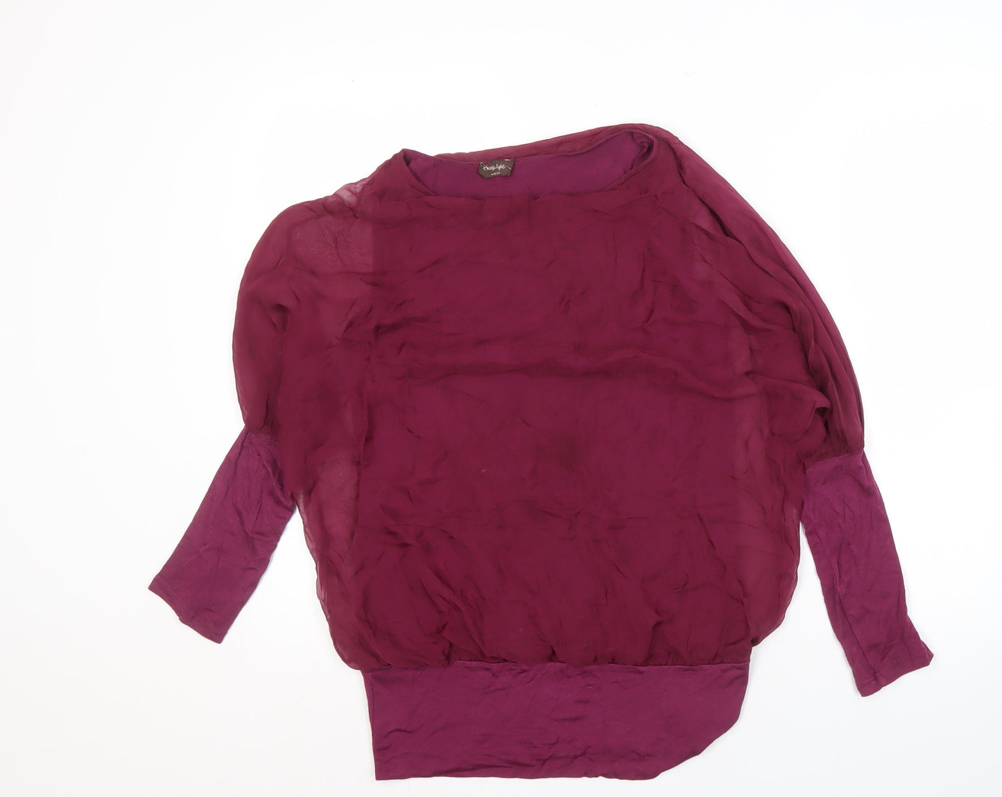 Womens UK Size M Phase Eight Purple Basic Blouse