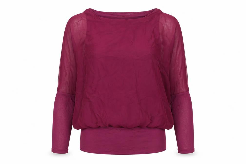 Womens UK Size M Phase Eight Purple Basic Blouse