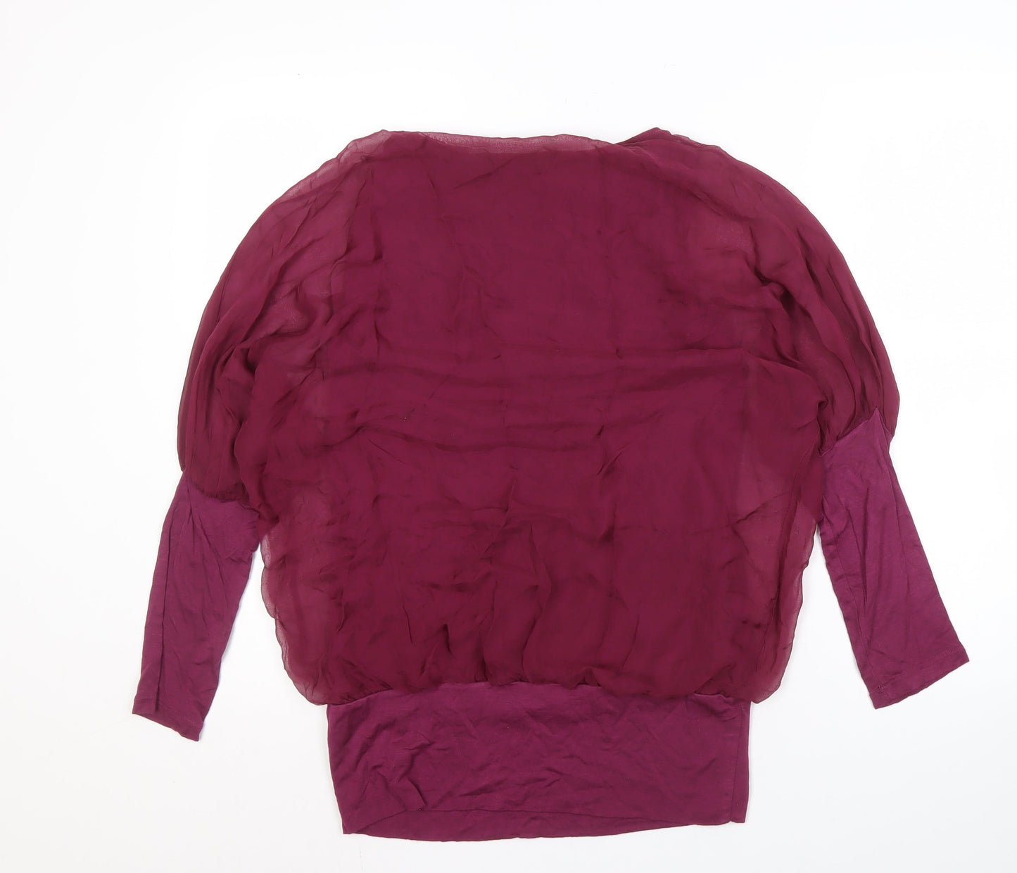 Womens UK Size M Phase Eight Purple Basic Blouse