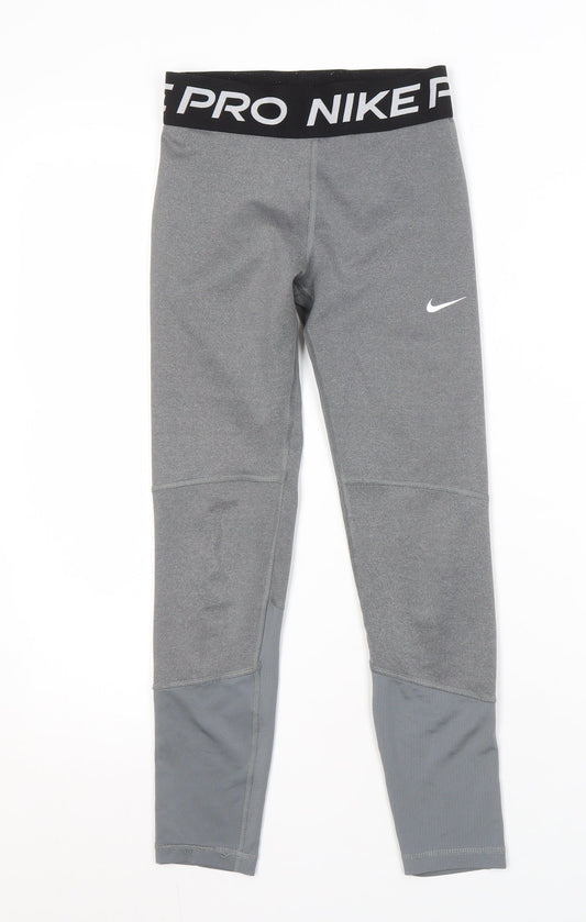 Nike Women's Grey Leggings M - Activewear & Training