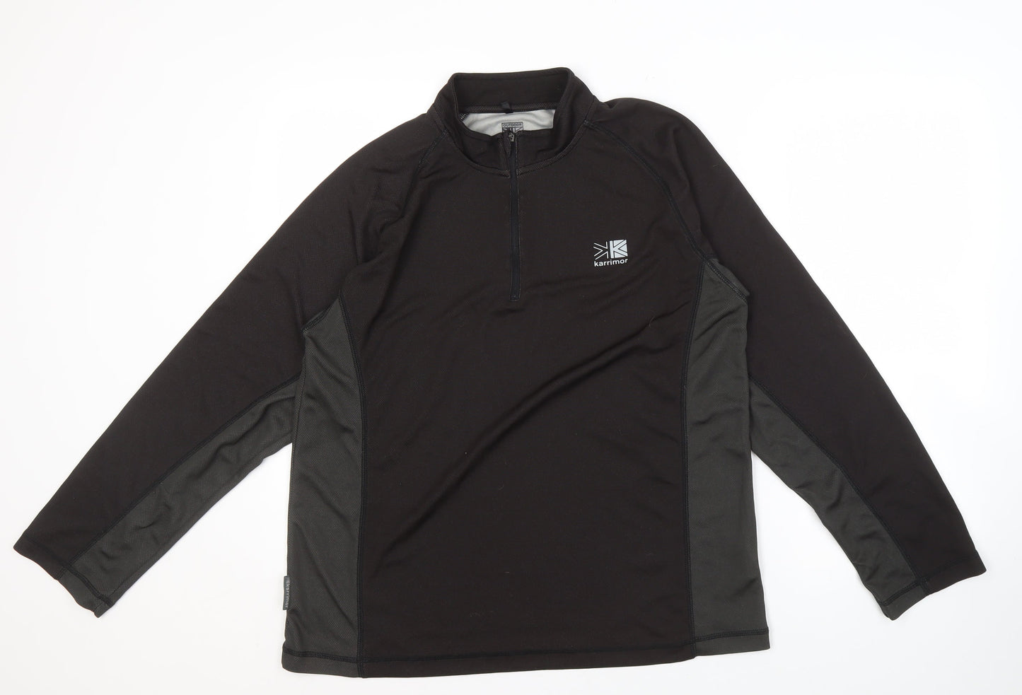 Karrimor Men's Black XL Long Sleeve Pullover Outdoor Top