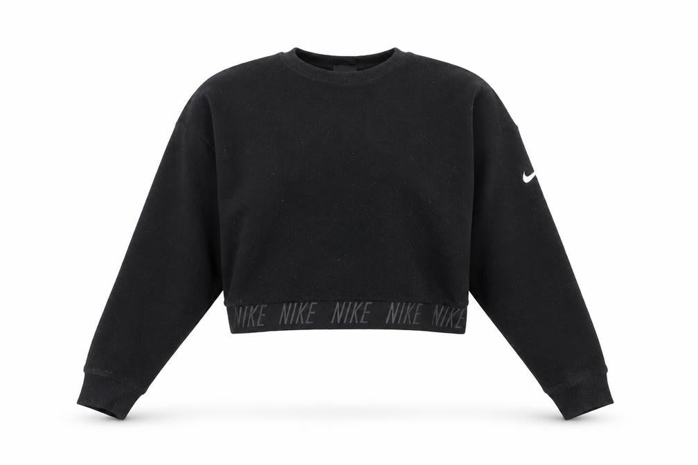 Womens UK Size S Nike Black Pullover Sweatshirt