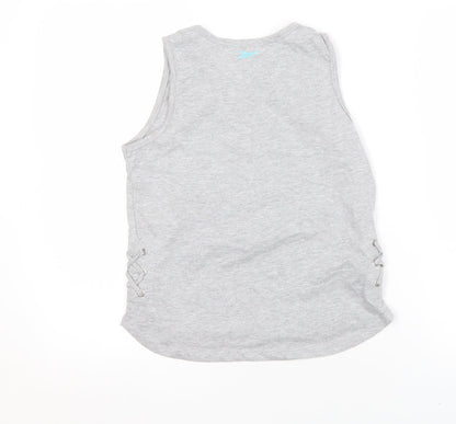 Reebok Girls Grey Tank Top Size 14-15 Years