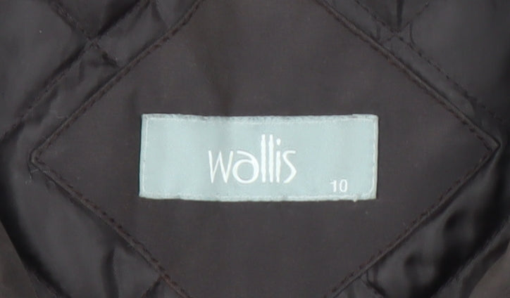 Womens UK Size 10 Wallis Brown Basic Jacket