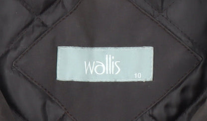 Womens UK Size 10 Wallis Brown Basic Jacket