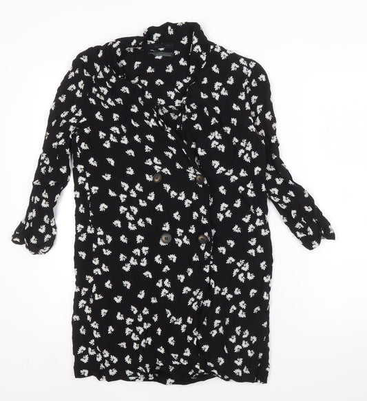 Urban Outfitters Women's Black Floral Dress Medium