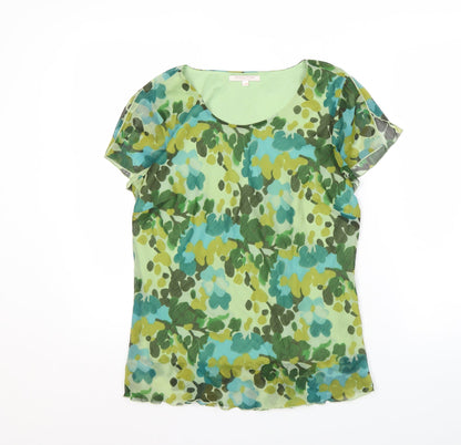 Womens UK Size 12 Anna Rose Green  Blouse