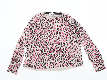 John Lewis Women's Multicolour Animal Print Jumper M