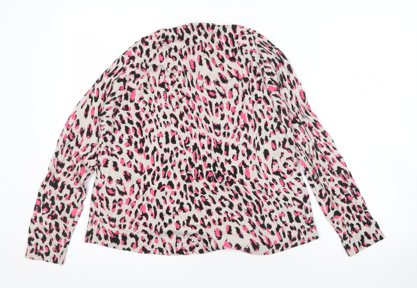 John Lewis Women's Multicolour Animal Print Jumper M