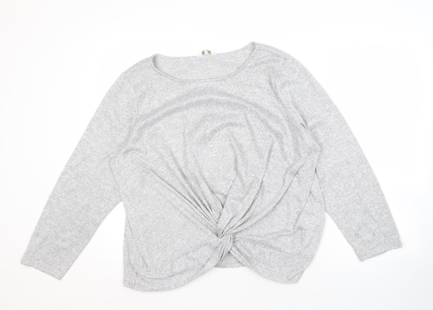 Cotton Traders Women's Grey Pullover Jumper Size 18