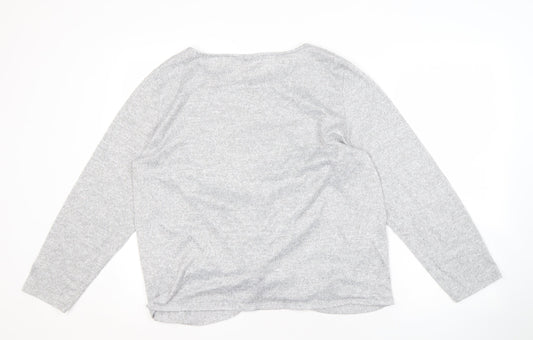 Cotton Traders Women's Grey Pullover Jumper Size 18