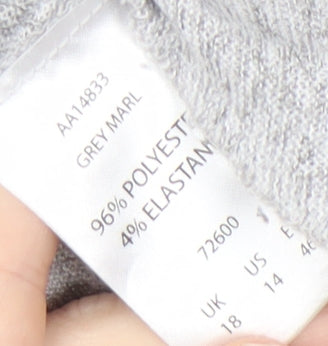 Cotton Traders Women's Grey Pullover Jumper Size 18