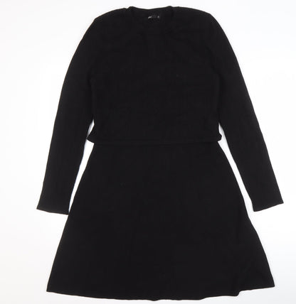 &GOLF Women's Black XS Knit Dress Long Sleeve