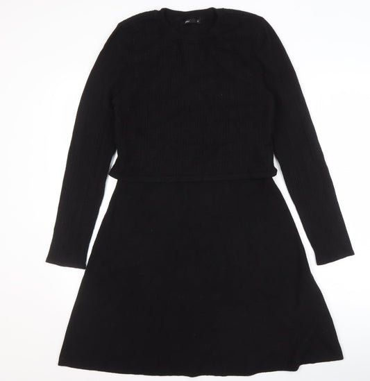 &GOLF Women's Black XS Knit Dress Long Sleeve