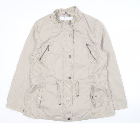 RJR John Rocha Women Beige Size 16 Basic Jacket
