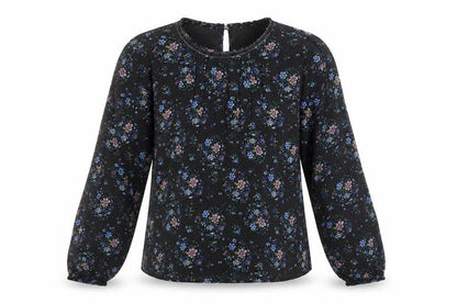 Womens UK Size M LOFT Black  Blouse