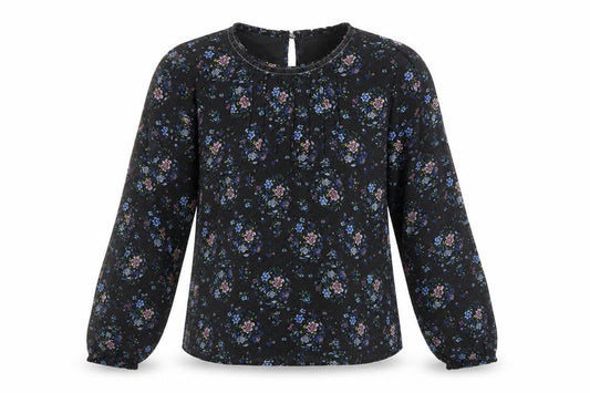 Womens UK Size M LOFT Black  Blouse