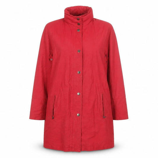 Womens UK Size L Four Seasons Red Rain Coat