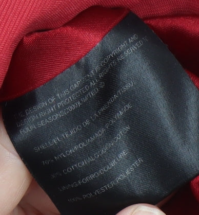 Four Seasons Women's Red L Rain Coat