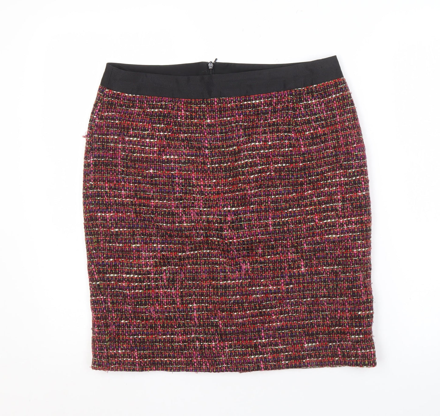 Boden Women’s Multicoloured Pencil Skirt, Size 12, Tweed