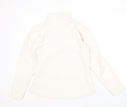 Peter Storm Women's White Fleece Sweatshirt Size 16
