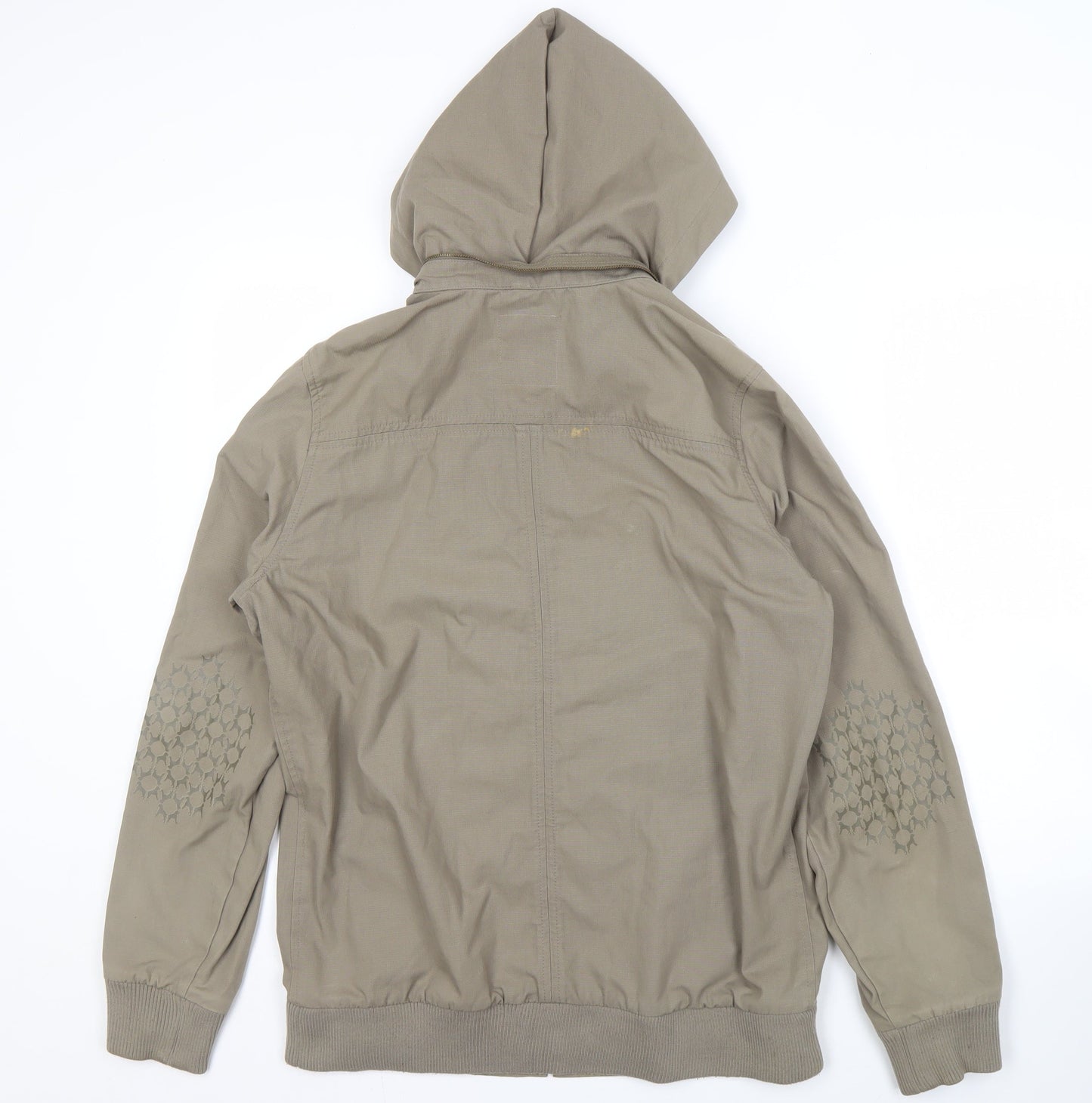 Mens UK Size S ONETrueSaxon Beige Hooded Jacket