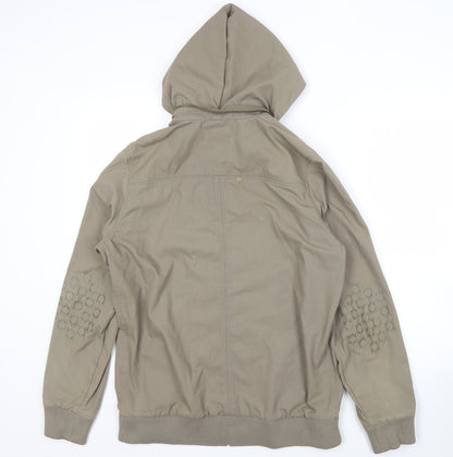 Mens UK Size S ONETrueSaxon Beige Hooded Jacket