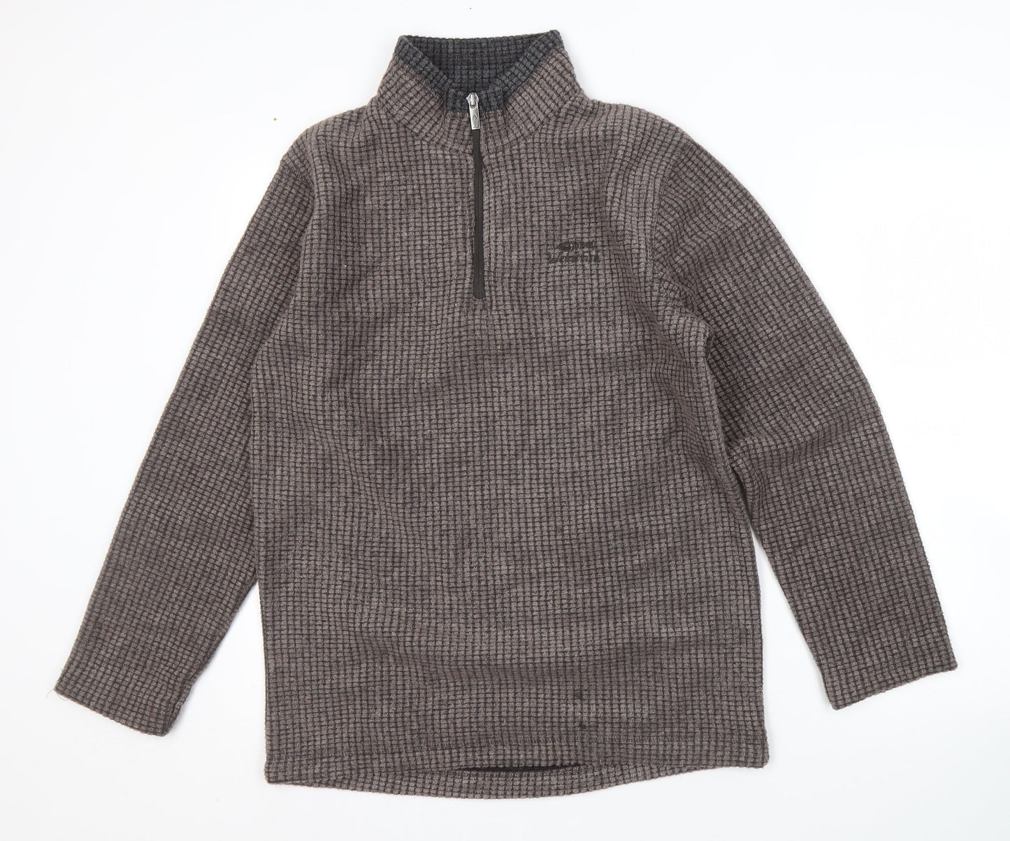 Weird Fish Men's Brown Pullover Sweatshirt S