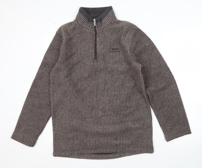 Weird Fish Men's Brown Pullover Sweatshirt S