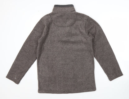 Weird Fish Men's Brown Pullover Sweatshirt S