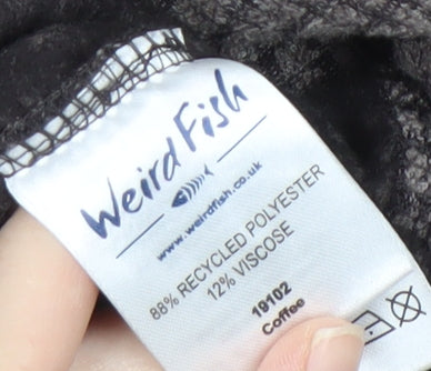 Weird Fish Men's Brown Pullover Sweatshirt S