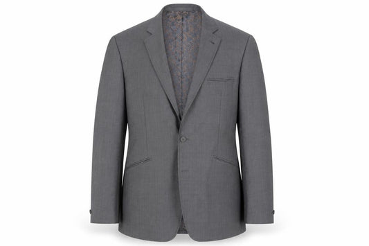 Ted Baker Men's Grey Wool Suit - Size 46R, Formal Jacket