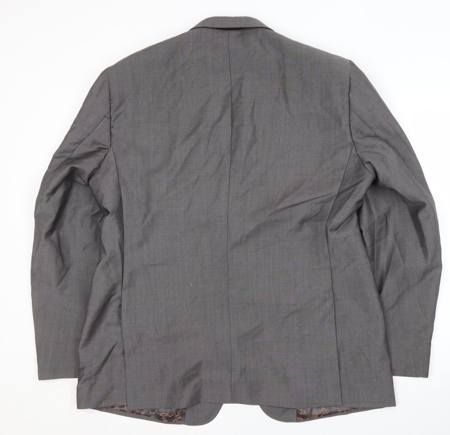 Ted Baker Men's Grey Wool Suit - Size 46R, Formal Jacket