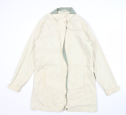 Womens UK Size 10 Hawkshead Beige Basic Coat