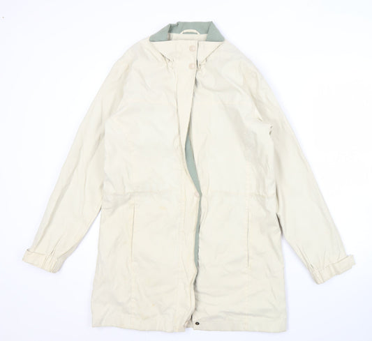 Womens UK Size 10 Hawkshead Beige Basic Coat