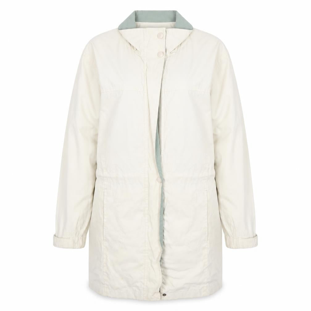 Womens UK Size 10 Hawkshead Beige Basic Coat