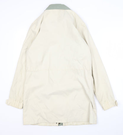 Womens UK Size 10 Hawkshead Beige Basic Coat