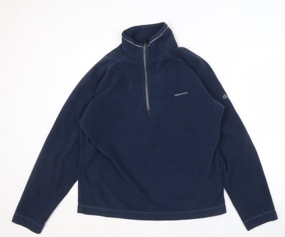 Mens UK Size M Craghoppers Blue Full Zip Sweatshirt