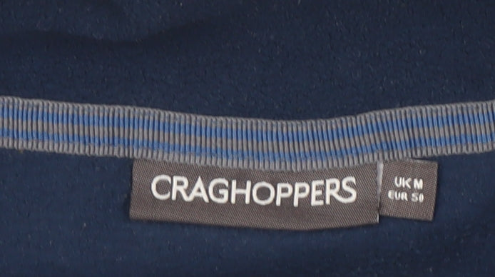 Mens UK Size M Craghoppers Blue Full Zip Sweatshirt