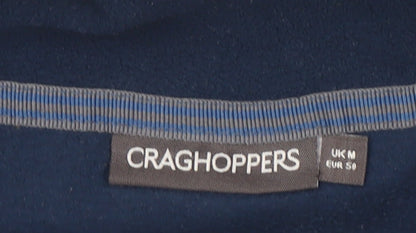 Mens UK Size M Craghoppers Blue Full Zip Sweatshirt