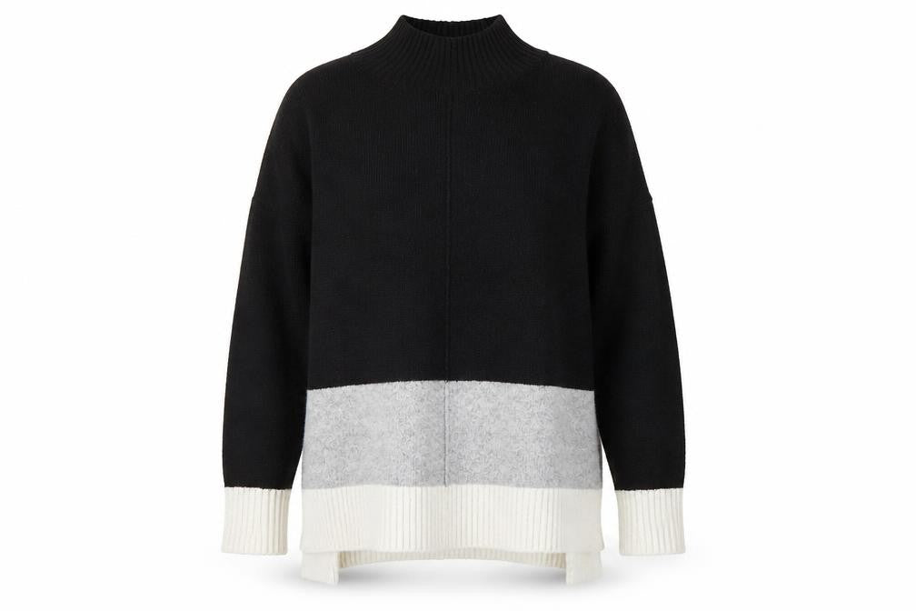 Womens UK Size M Oasis Black Pullover Jumper