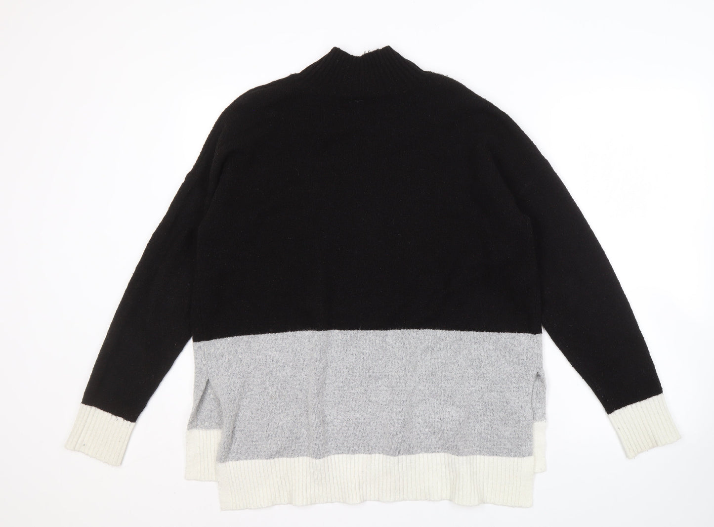 Womens UK Size M Oasis Black Pullover Jumper