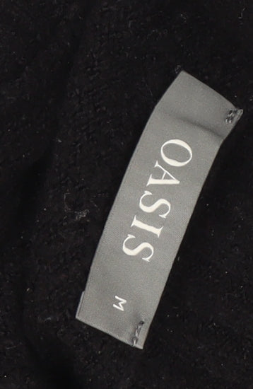 Womens UK Size M Oasis Black Pullover Jumper