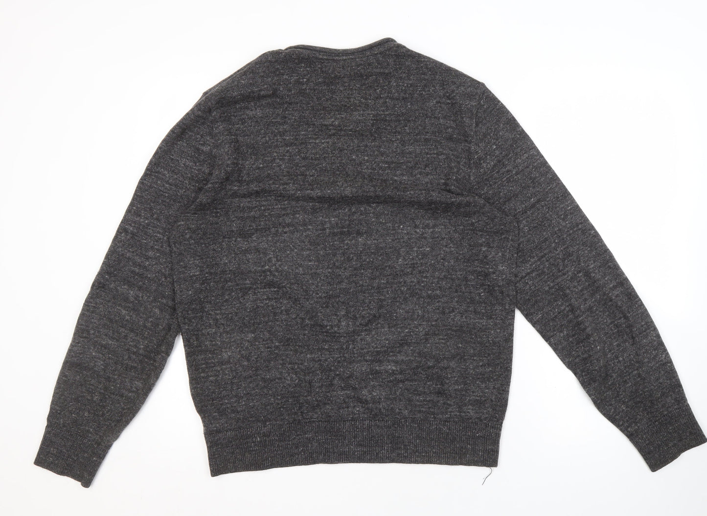 GAP Men's Grey M Pullover Jumper, Cotton Blend