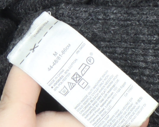 GAP Men's Grey M Pullover Jumper, Cotton Blend