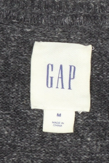 GAP Men's Grey M Pullover Jumper, Cotton Blend