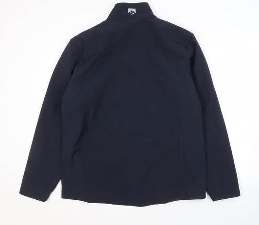Mens UK Size L Storm Creek Blue Soft Shell